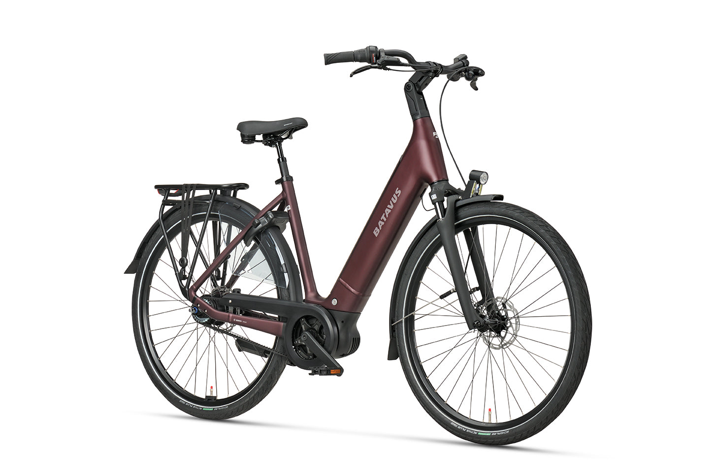 BATAVUS Finez PT Exclusive 2026 - 500 Wh Dames Burgundy Red Matt 57cm 2026