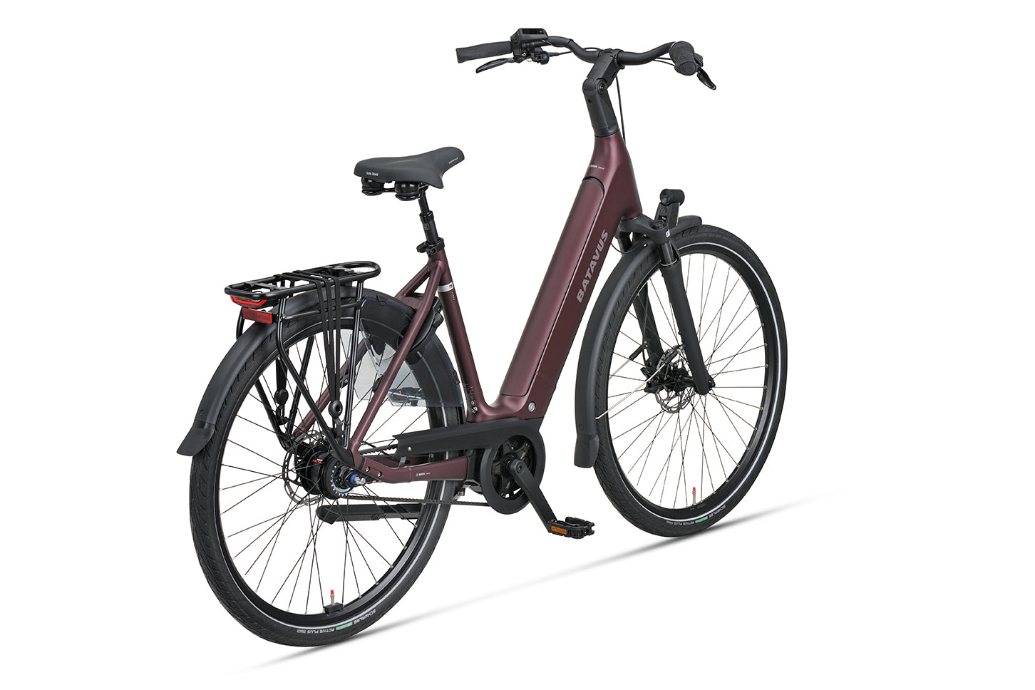 BATAVUS Finez PT Exclusive 2026 - 500 Wh Dames Burgundy Red Matt 57cm 2026