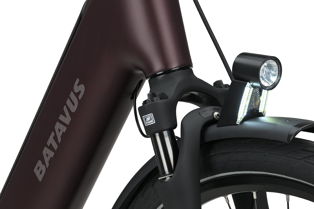 BATAVUS Finez PT Exclusive 2026 - 500 Wh Dames Burgundy Red Matt 57cm 2026