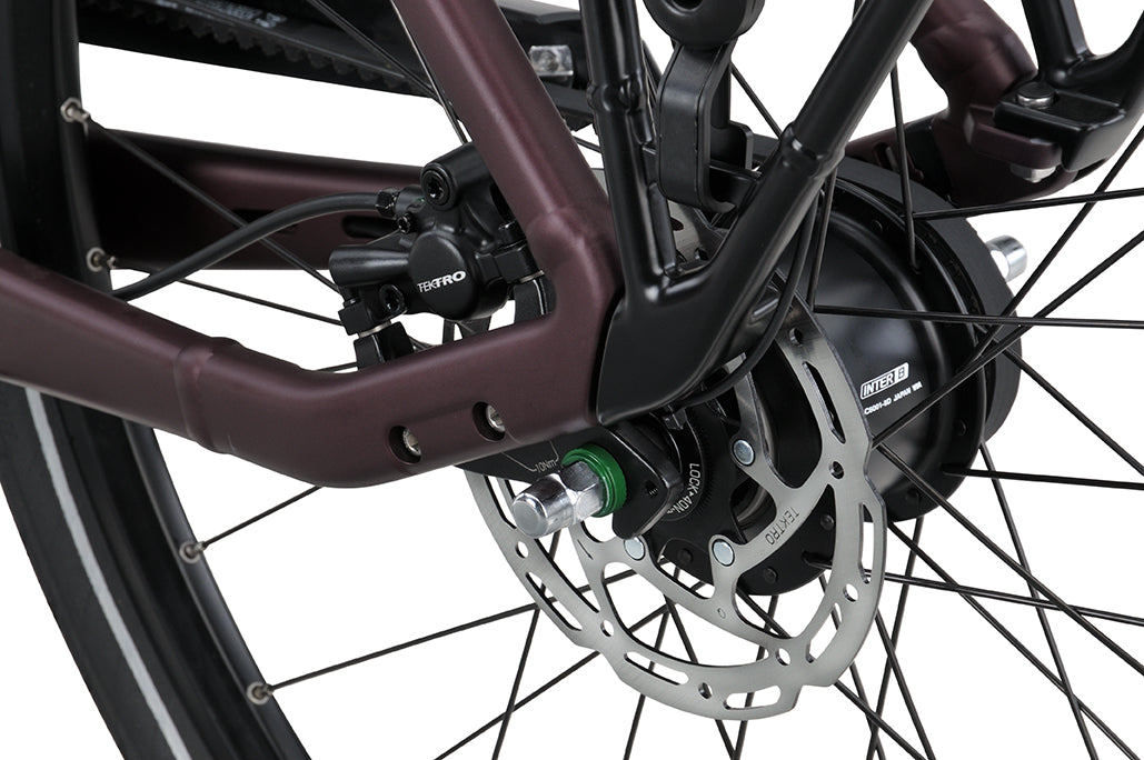 BATAVUS Finez PT Exclusive 2026 - 500 Wh Dames Burgundy Red Matt 57cm 2026