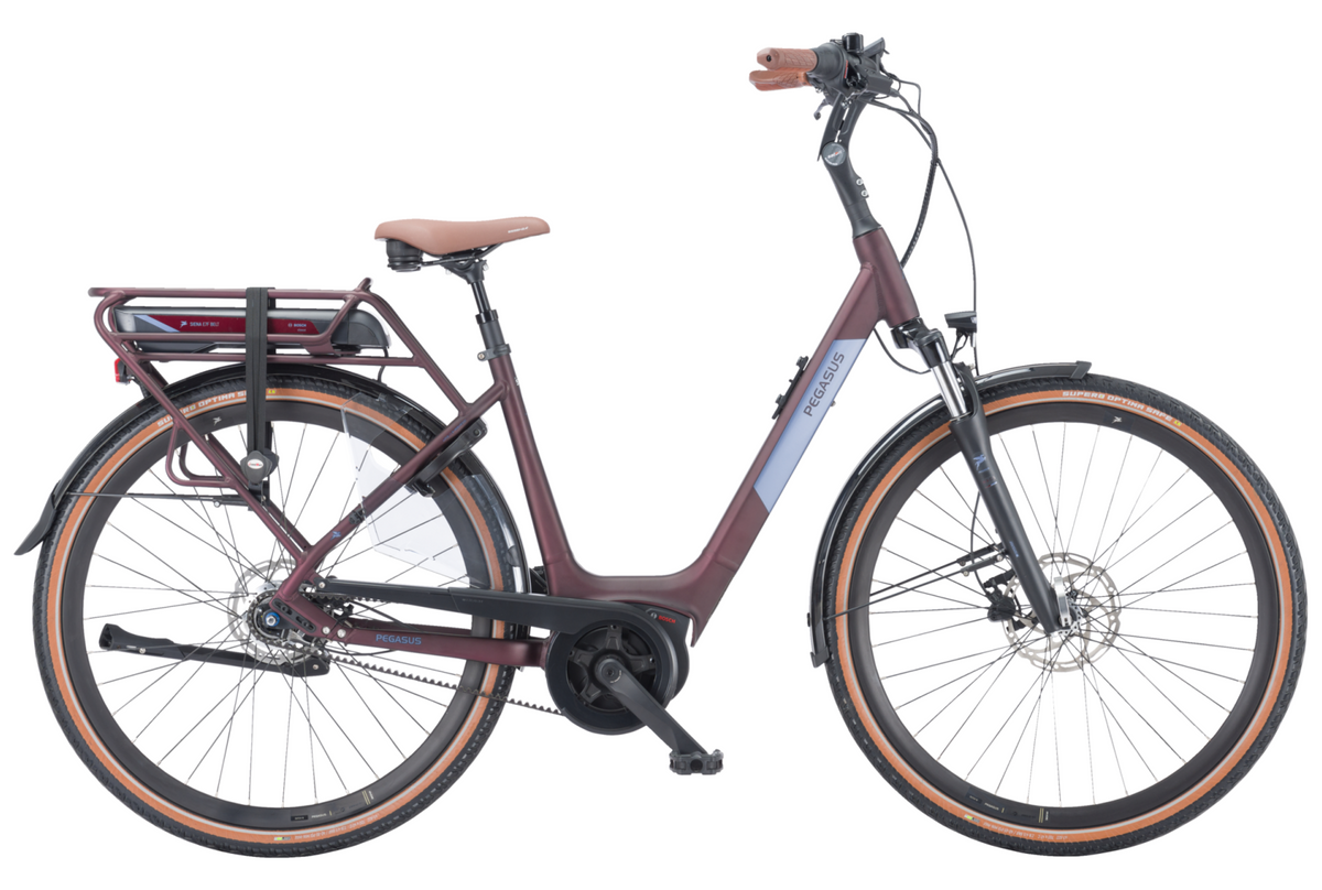 PEGASUS Siena E7F Belt Dames Dark Red Matt 28" 50cm