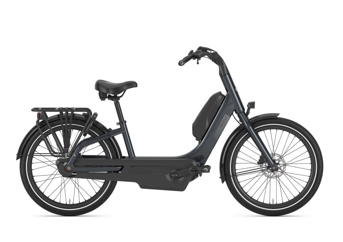 GAZELLE Easyflow C8 504Wh Dames Anthracite Grey Glans 46cm 2026